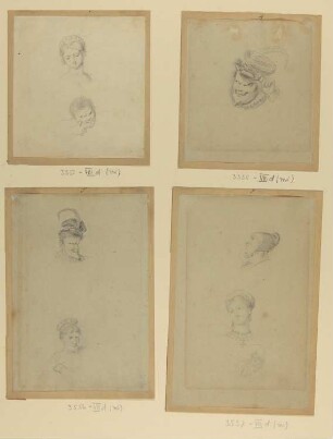 Figurenstudie zu den Faust-Illustrationen in "Minerva"