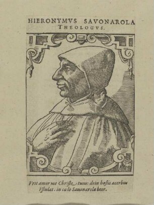 Bildnis Hieronymvs Savonarola