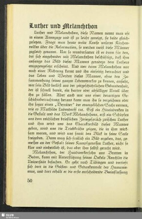 Luther und Melanchthon