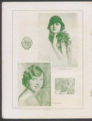 [Fotografías de] Srta. Renée Estrázulas Calender [y] Srta. Olga Galimberti