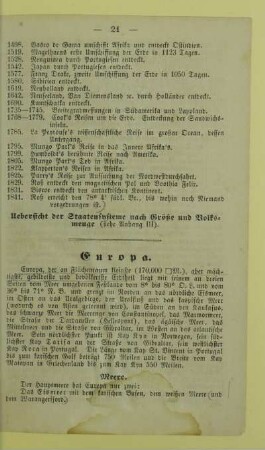 Europa [im Allgemeinen]