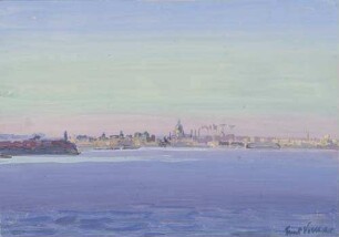 Einfahrt in den Hafen von Habanna (Frühmorgen) Januar 1937
