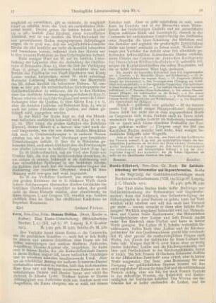 18-19 [Rezension] Menke-Glückert, Emil, Die Geschichtsschreibung der Reformation und Gegenreformation