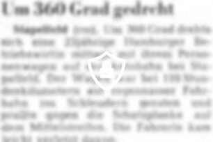 Um 360 Grad gedreht