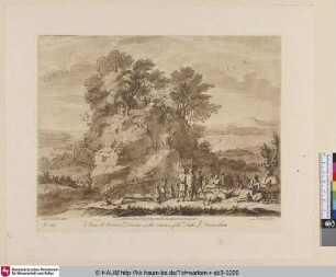 [Landschaft mit Christi Bergpredigt.]