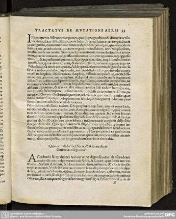 TRACTATUS DE MUTATIONE AERIS