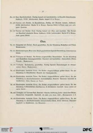 Glas (Nr. 431-491)