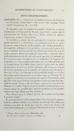 Revue Bibliographique.