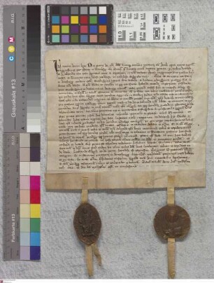 Geinsheim: Jacob von Gensheim verkauft 40 Morgen Acker und 12 Morgen Wiesen zu Geinsheim dem Kloster Arnsburg