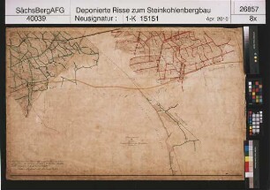 Hänichener Steinkohlenbauverein, Grubenbaue (2. Quadrant, Platte c) (mit Nachbringungen)
