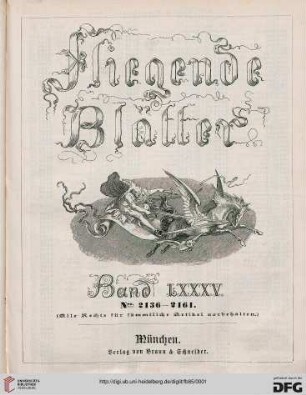 85: Fliegende Blätter