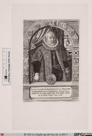 Bildnis Leonhard IV. Grundherr (von Altenthann u. Weyherhaus)
