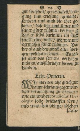Lehr-Puncten.