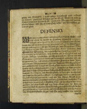 Defensio.