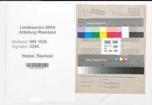 Entnazifizierung Reinhold Welzel , geb. 08.03.1912 (Steiger)
