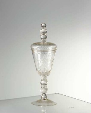 Deckelpokal mit Monogramm Sophie Dorotheas von Hannover