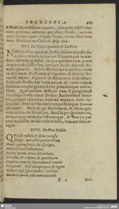 DVI. De Nobili quodam & Doctore