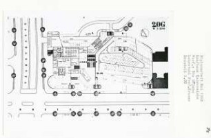 Kaufhaus Kaisereiche, Berlin-Friedenau (Diplomarbeit bei Willy Kreuer): Grundriss 2. Obergeschoss + 10.00, 1:200