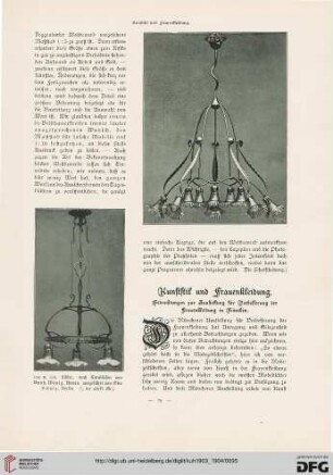 Kunststil und Frauenkleidung