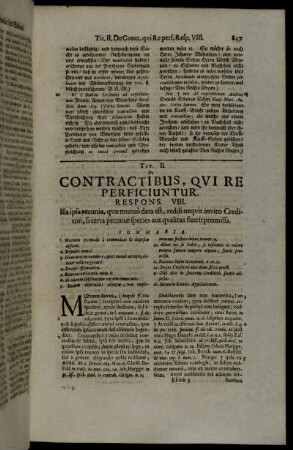 Tit. II. De Contractibus, Qui Re Perficiuntur.