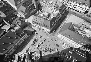 Freiburg: Blick vom Münsterturm; südwestlicher Stadtteil