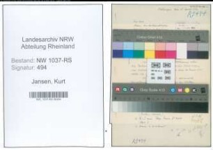 Entnazifizierung Kurt Jansen , geb. 00.00.0000 (Lehrer)