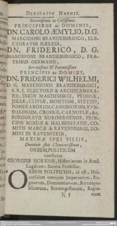 Dedicatio Hornii