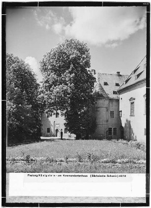 Festung Königstein. Am Kommandantenhaus