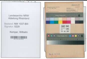 Entnazifizierung Wilhelm Kemper , geb. 29.07.1895 (Gastwirt)