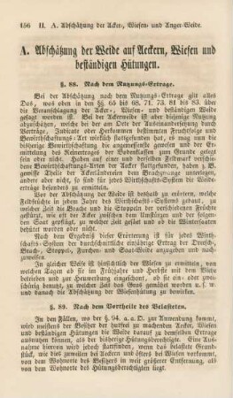 Zweiter Theil. Aufhebung der Weide-Berechtigungen