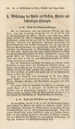 Zweiter Theil. Aufhebung der Weide-Berechtigungen