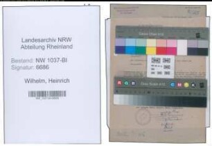 Entnazifizierung Heinrich Wilhelm , geb. 30.05.1906 (Installateur)