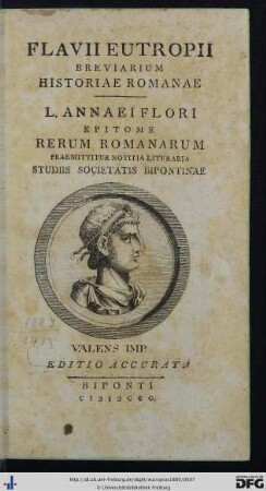 Flavii Eutropii Breviarium Historiae Romanae