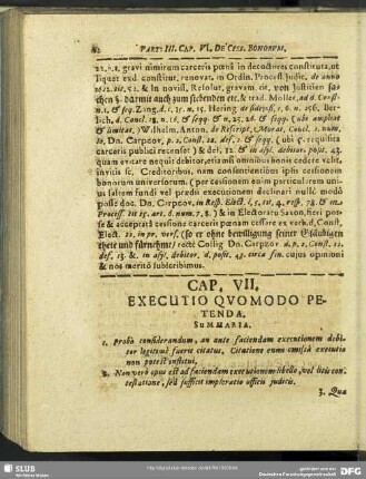 Cap. VII. Executio Quo Modo Petenda