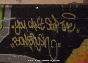 "you CAN't StoP The "BOMBRuSh"