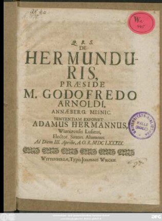 De Hermunduris