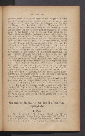 Evangelische Mission in den deutsch-afrikanischen Schutzgebieten