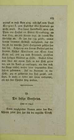 35. Der heilige Bonifacius (720-754)