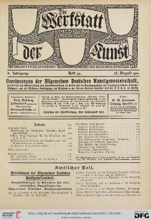 Heft 44 (28. August 1911)