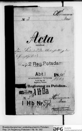 Bau und Unterhaltung der Gerichtsgebäude in Kremmen