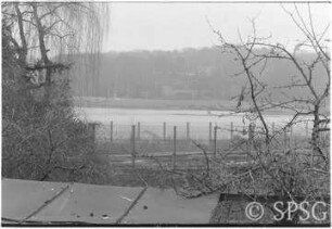 Mauerfall, Potsdam, Ufer Park Babelsberg, Babelsberger Enge.