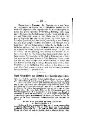 Zwei Aktenstücke zur Reform des Eignungsrechts