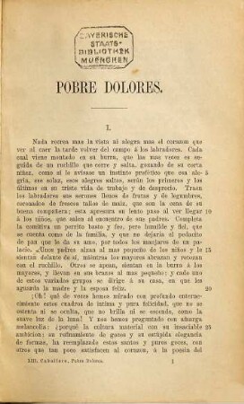 Pobre Dolores! : Novela