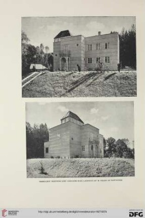 38: Ein Landhaus am Wörthersee : eine Arbeit von Josef Hoffmann
