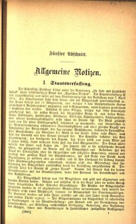 I. Staatsverfassung.