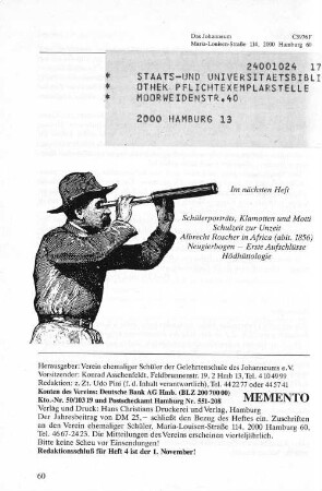Im nächsten Heft