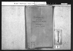 Blutbuch der Reichsstadt Reutlingen