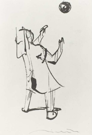 Ballwerfendes Mädchen