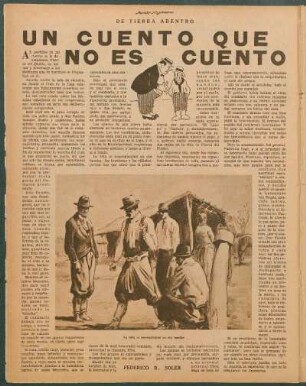 Un cuento que no es cuento : De tierra adentro