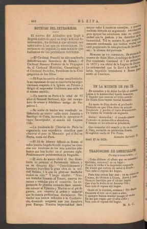 Traducción de Longfellow. : [Poesía] - [Traducción]